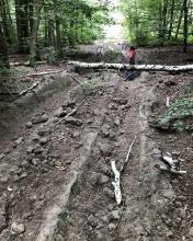 schwere Wegeschäden