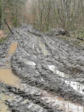 Massive Befahrungsschäden