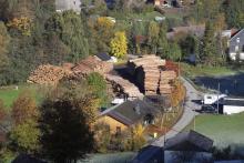 Holzsammelstelle Puderbach beim Sportheim - Gillswiese - nach Wiederherstellung