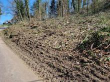 Blick von der Straße Richtung Kickach