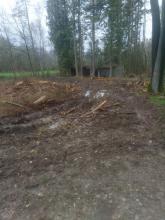 Rabiates Vorgehen auf kleiner Fläche / Totalzerstörung